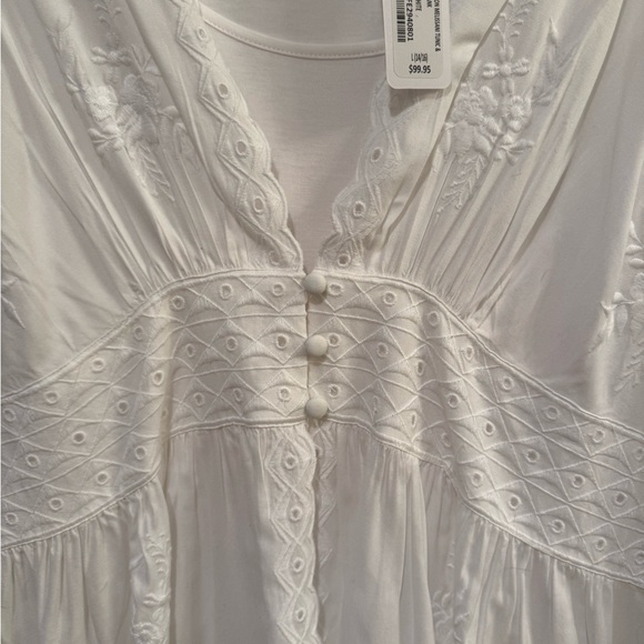 NWT Soft Surroundings ICON Melissani tunic and tank. White. Size large. - Picture 5 of 10